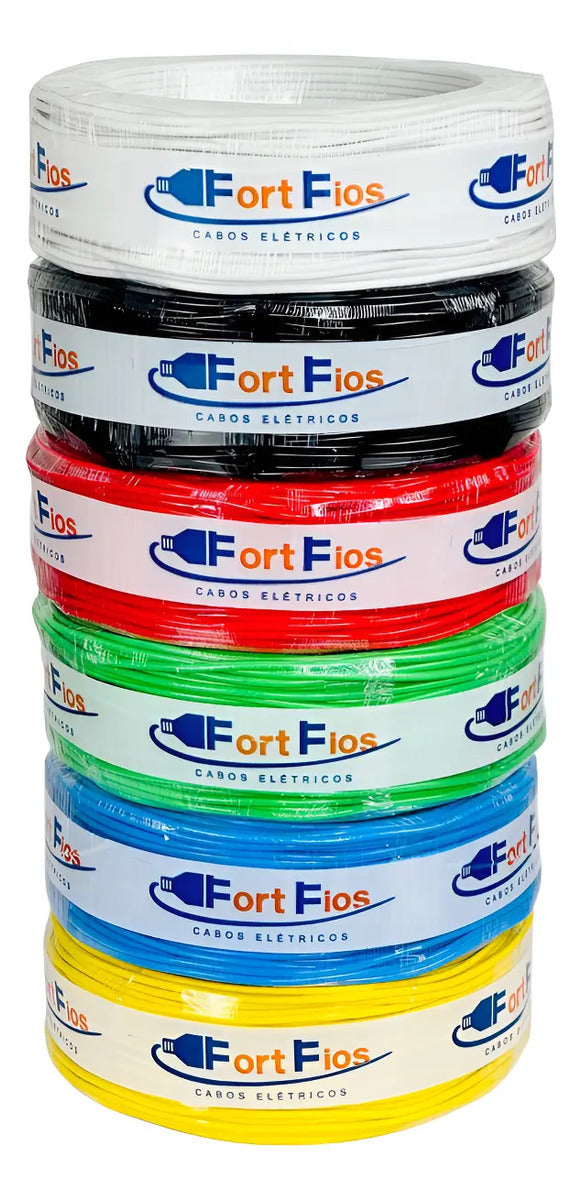 Fio Elétrico 2,5mm Cabo Flexível 2 5mm Rolo 50m Metros 750v