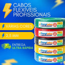 Cabo Flexível 2,5mm Rolo 100m Unipolar 750v — foto 3