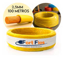 Fio Elétrico 2,5mm Cabo Flexível Rolo Com 100m Metros 750v Antichamas — foto 2