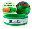 Fio Elétrico 2,5mm Cabo Flexível Rolo Com 100m Metros 750v Antichamas — foto 7
