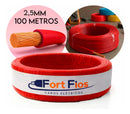 Fio Elétrico 2,5mm Cabo Flexível Rolo Com 100m Metros 750v Antichamas — foto 17
