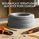 Fio Elétrico 2,5mm Cabo Flexível Rolo Com 100m Metros 750v Antichamas — foto 15