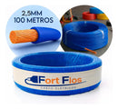 Fio Elétrico 2,5mm Cabo Flexível Rolo Com 100m Metros 750v Antichamas — foto 22