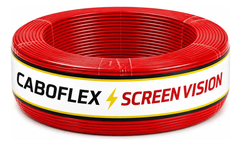 Fio 2,5mm Cabo Flexível Rolo Com 25 Metros Elétrico Cor Marca Screen