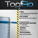 Fio 6mm Cabo Flexível Rolo 50 Metros Elétrico 750v Topfio — foto 7