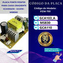Placa fonte peça nova Gradiente Pzw701 Gca103a - imagem 2